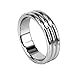 Eastern Delights Luxury Strong Stainless Penis Cock Rings, Erection Enhancing Heavy Glans Rings (ID 40mm)