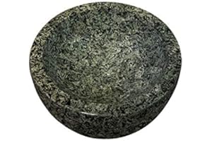 URBAN SOMBRERO ShayVe Shaving Bowl for Shaving Soap & Cream — Granite Shave Bowl For Shaving Soap & Cream — Exquisite Heat Insulated Wet Shaving Kit Addition (Green Granite)