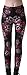 QZUnique Women's Red Rose Skull Leggings Yoga Pants Stretch Workout Pants US XS-M