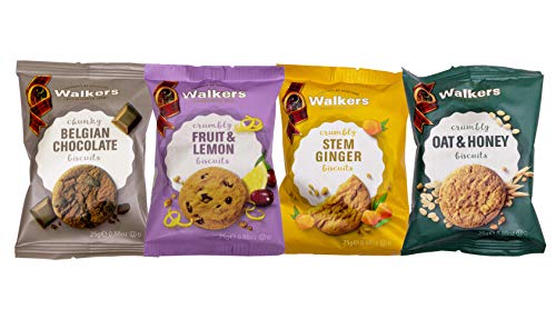 Walkers Shortbread Snack Packs Scottish Cookie Assortment, 0.88 Ounce (100 Count)