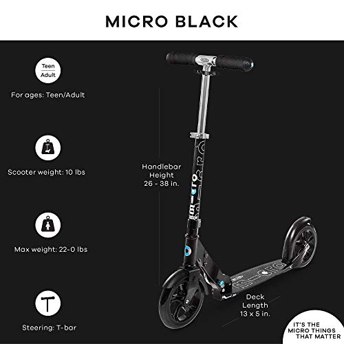 Micro Kickboard Micro Classic Two Wheeled Scooter, FoldtoCarry