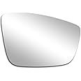 BOOLEE Mirror Glass Right Passenger Side Replacement fit for 2012-2019 Volkswagen Beetle 2011-2018 Volkswagen Jetta 2013-2015 Volkswagen Passat RH With Adhesives