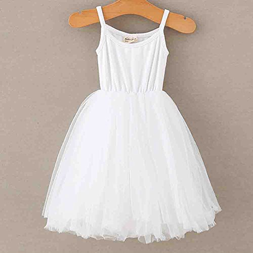 Baby Girls Tutu Dress Sleeveless Infant Toddler Sundress Tulle Bubble 5
