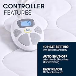 Serta Heated Mattress Pad Full Size - Electric
