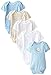Rene Rofe Baby Baby-Boys 5 Pack Lap Shoulder Bodysuit Set