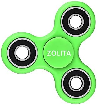 Zhonglit Tri Fidget Hand Spinner Toy EDC Sensory Fidget Spinner For Autism and ADHD Kids / Adults Funny Antistress Toy (Green)