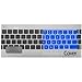 Kuzy - Blue Keyboard Cover Silicone Skin for MacBook Pro 13