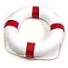motawator 20inch/51cm Diameter Swim Foam Ring Buoy Swimming Pool Safety Life Preserver W/Nylon Cover Kid Child Adult