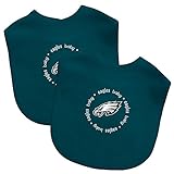 Baby Fanatic Team Color Bibs, Philadelphia Eagles, 2-Count