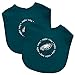 Baby Fanatic Team Color Bibs, Philadelphia Eagles, 2-Count