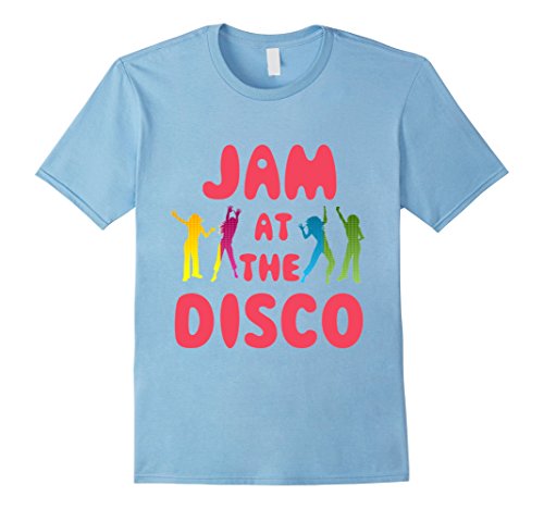 Mens Jam At The Disco Dancers Shirt Classic Retro Vintage Tee Small Baby Blue