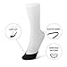 Toe Cover Socks with Clear Elastic Band - SHEEC Slingback - Black Regular 1 Pair