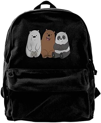 Cool We Bare Bears Travel Laptop Backpack College School Computer Bag For Women & Men