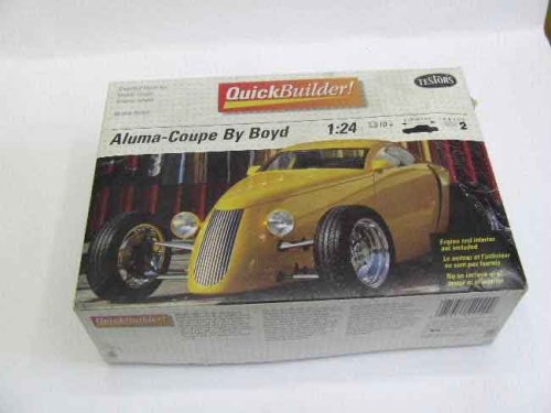 Testors 1994 Quick Builder #5202 Aluma-Coupe by Boyd 1/24 Scale Model Kit by Testor Corp.
