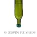 XYUN Olive Oil Bottle,17 OZ Dark Green Kitchen Oil Bottle Against Sunlight with 2 Oil Dispensing Pour Spouts for Easy Pouring,1 Stainless Steel Aided Funnel for Refilling,Leakage-free Oil Dispenser
