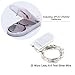 LRCXL Moon Lights Outside, 20 Micro LEDs 6.5 Ft (2m) Silver Wire Battery Operated Starry String Lights for Graduation Party Favors Rustic Wedding Centerpiece or Table Decorations,12 Pack(WarmWhite)