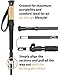 Trekking Poles for Hiking - Hiking Poles - Collapsible Hiking Sticks for Men and Women