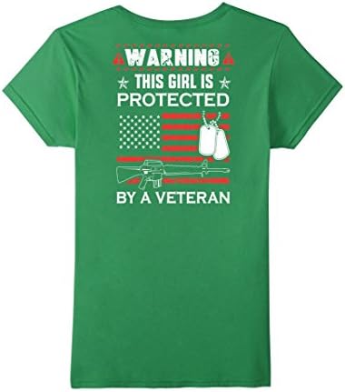 Women's This Girl Is Protected By A Veteran XL Grass