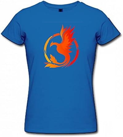 LNZUYD Phoenix Life Red Tshirt Popular Print Cotton Womens Tee Royal Blue