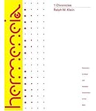 1 Chronicles (Hermeneia: A Critical & Historical Commentary on the Bible)