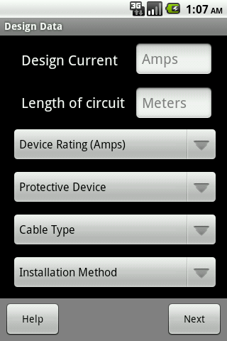 Cable Size Calculator