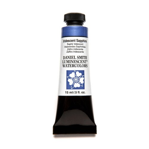 Daniel Smith Extra Fine Watercolor 15ml Paint Tube, Iridescent, Sapphire