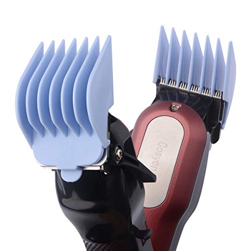 BESTBOMG Professional 8 Color Coded Cutting Guides #3170-400- 1/8" to 1 -Great Fits for Professional Wahl Clippers - Thumbnail 2