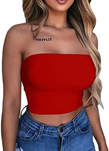 Women's All-Match Spaghetti Strap Crop Top