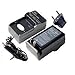 SAVEON Battery Kit includes Two Spare Replacement Sony NP-FH50 Batteries + Charger For Sony DCR-SR42, SR45, SR46, SR47, SR62, SR65, SR67, SR82, SR85, SR87, SR200, SR220, SR300, SX40, SX41, SX60 Camcorders