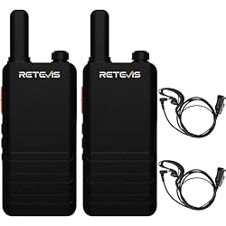 Retevis RT22P Walkie Talkie with Earpiece, New
