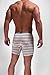 2Undr Men's Swing Shift Boxer Brief, White Stripes, Large