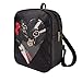 xhorizon TM FL1 Candy Leather Backpack Plastic Transparent Heart Beach Girls School Bag (Black)