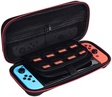 Nintendo Switch Deluxe Carrying Case Travel Bag with Game Storage by Zadii