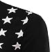 Mens American Flag Printed Long Sleeve Short Sleeve T-Shirts Pullover Hoodies Tops XL Black