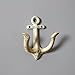 4 PCS Cast Iron Nautical Anchor Coat Hooks Wall Mounted Hat Hook Coat Towel Display Hanger