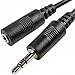 iMBAPrice® 50 Feet Professional Quality Nickel Plated 3.5 mm Male/Female Stereo Audio Extension Cable