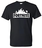 Magic Touch Fortnite Battle Royale Multi Variation T-Shirts (Black fornite, Youth Large/ 14-16yrs)