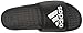 adidas Men's Voloomix Slide Sandal, White/Black, 9 M US