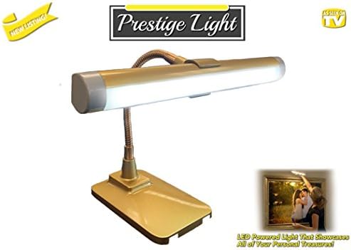 Prestige light- Cordless LED Lighting - Showcase Paintings, Photographs & Memorabilia - Made with 10 Bright White LED Lights - Perfect for Home & Office - No Installation Required.