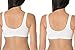 Fruit of the Loom Women's Plus Size Front Close Builtup Sports Bra, White