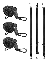 24 Inch Adjustable Carabiner Bungee Cords with 190