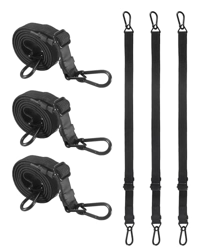 24 Inch Adjustable Carabiner Bungee Cords with 190