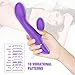 G-Spot Rabbit Waterproof Vibrator with Lifelike Texture for Women Clitoris Stimulation | Lyps Holly – Flexible Silicone Dildo Clit Dual Action Stimulator with 10 Powerful & Silent Vibration Patternsthumb 1