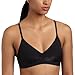 Barely There Women's Customflex Fit Lighly Lined Wirefree Bra,Black,Large