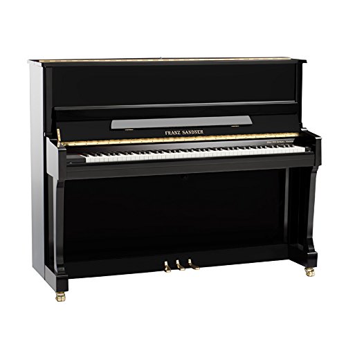 FRANZ SANDNER Upright Piano SP-3, Black, Polished