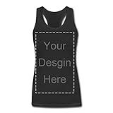 Add Image Message to Custom Personalized Cotton Basic Ribbed Tank Top For Women Men
