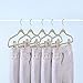 Trgowaul Velvet Hangers Clips, Pants Hangers Velvet Clips, Strong Finger Clips Perfect for Thin Velvet Hangers (60pc, Beige)