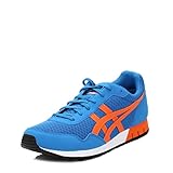 Onitsuka Tiger Mens Mid Blue & Orange Curreo Trainers-UK 7