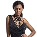 Holylove Black Statement Necklace for Women, Costume Necklace for Women Party Bachelo Novelty Fashion Jewelry - HLN0001 Black