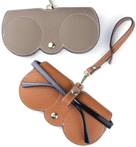 Leather, Sunglasses Case, Portable Glasses Pouch